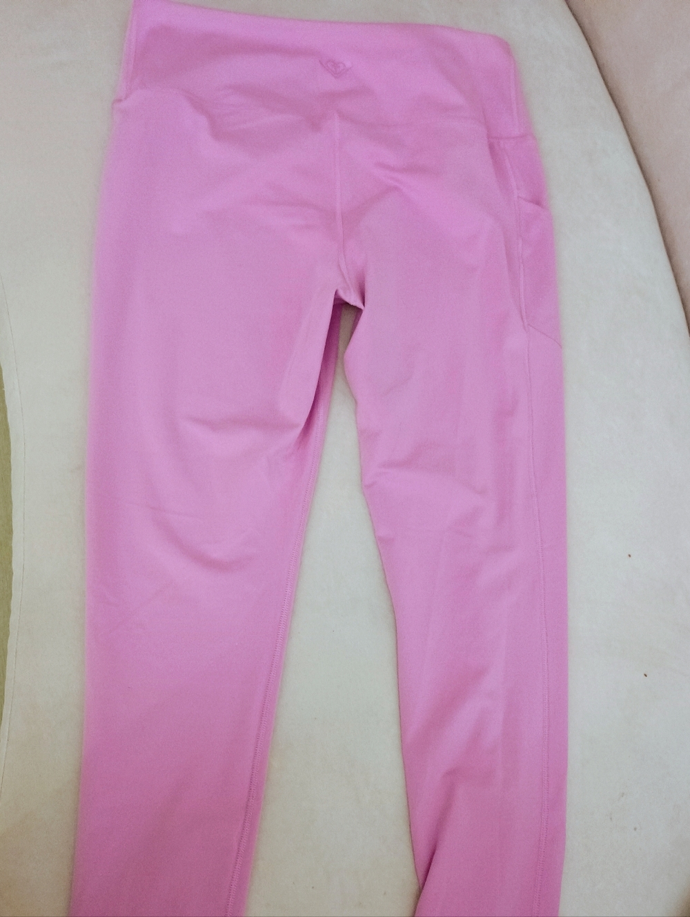 Roxy Pink Active Leggings with Side Pocket